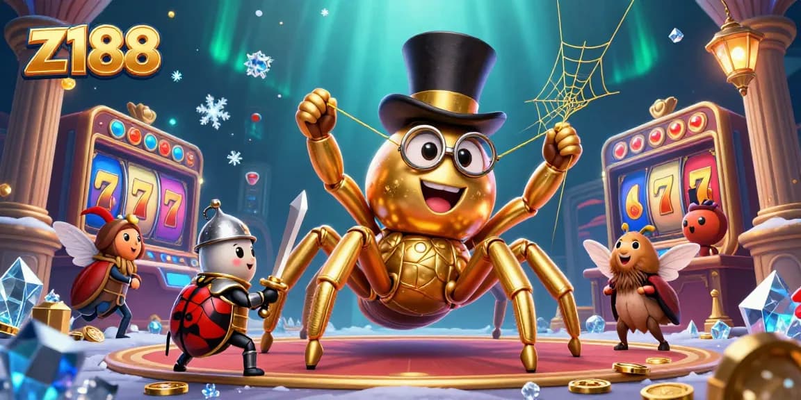 Experience thrilling gameplay at z188 with vibrant casino characters and dynamic slot elements.