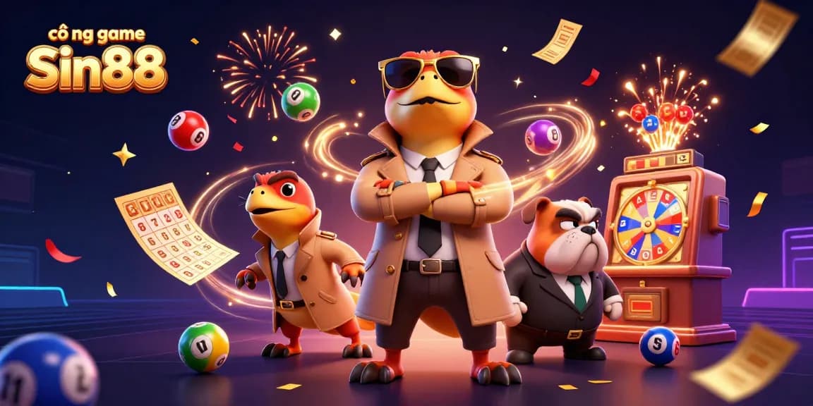 Unleash excitement with cổng game Sin88 as raptors enter a VIP casino lounge scene.