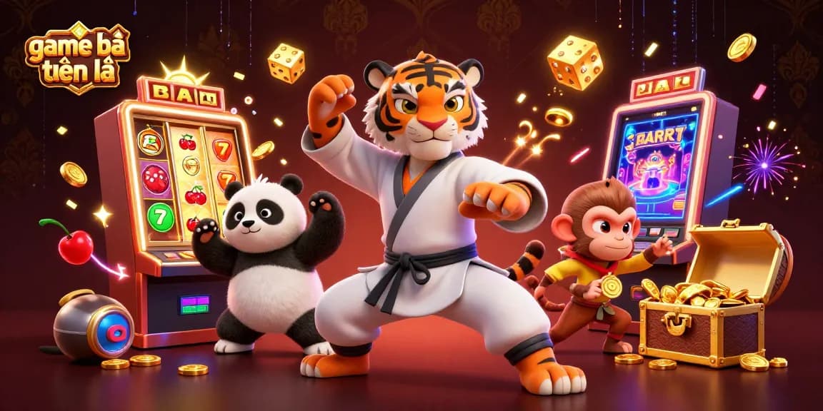 Play exciting game bài tiến lên with thrilling characters under an explosive jackpot.