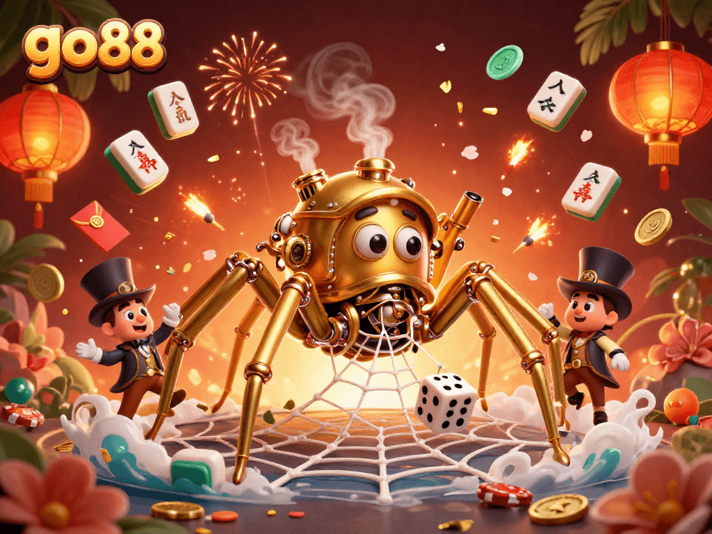 Experience thrilling gameplay at go 88 with vibrant steampunk casino elements and dynamic visuals.