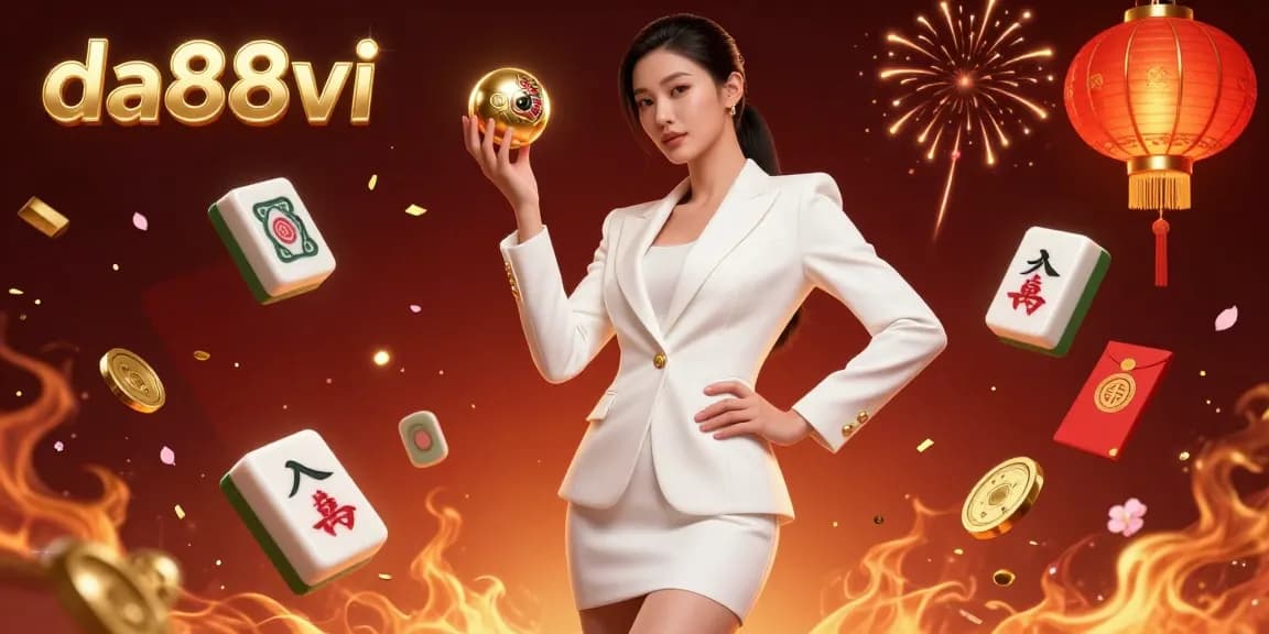 Experience thrilling gameplay moments at da88vi with a stylish Asian woman holding a golden roulette ball.