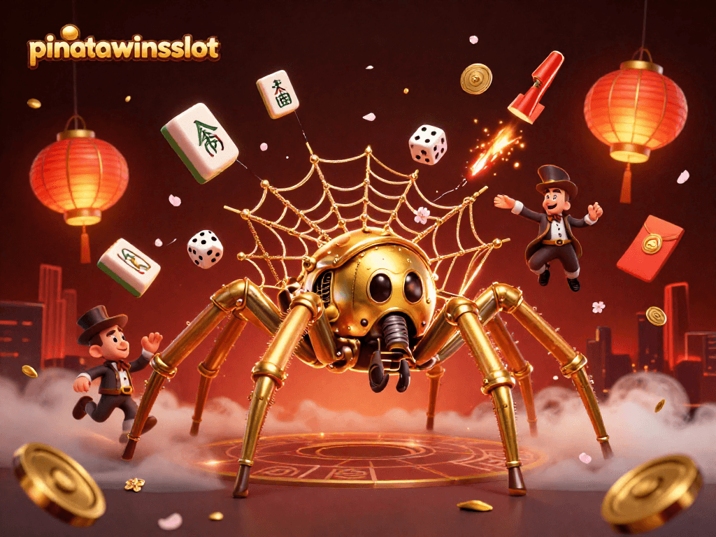 Experience the thrill of pinatawinsslot as you catch golden dice in a vibrant casino world.