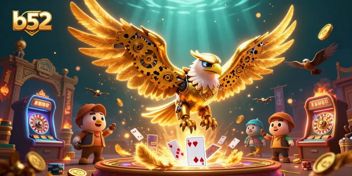 Engage with the thrilling b52 casino experience featuring 3D characters among dynamic gaming elements.