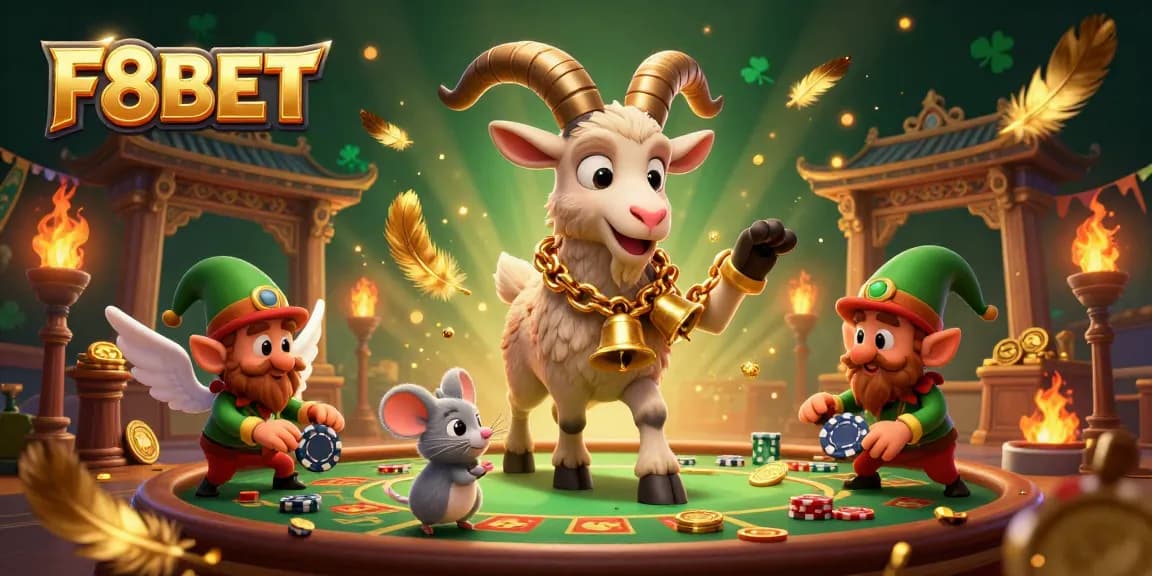 Play exciting casino games at F8BET with vibrant characters capturing the thrill of gaming.