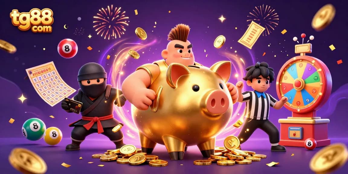 Join the excitement of tg88 com with a dynamic 3D casino illustration showcasing thrilling gaming action!