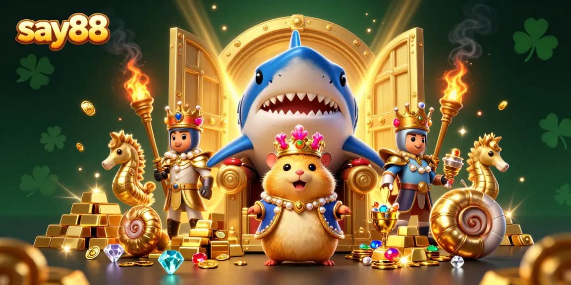 Say88 offers thrilling casino experiences with massive treasure and royal gaming characters.