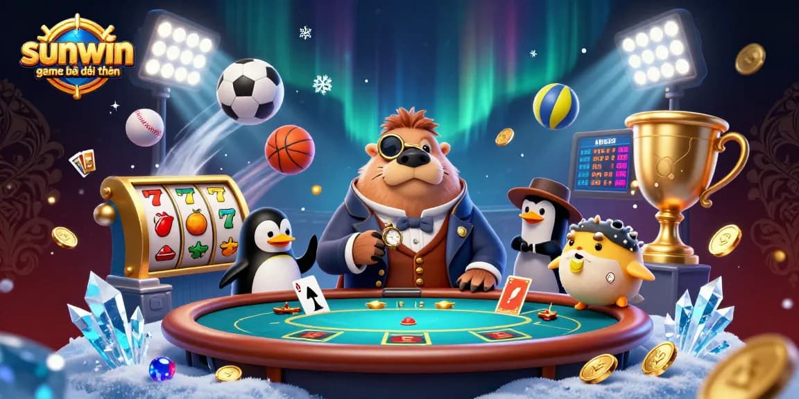 Engage in thrilling moments with sunwin game bài đổi thưởng amidst dynamic gameplay and vibrant casino elements.