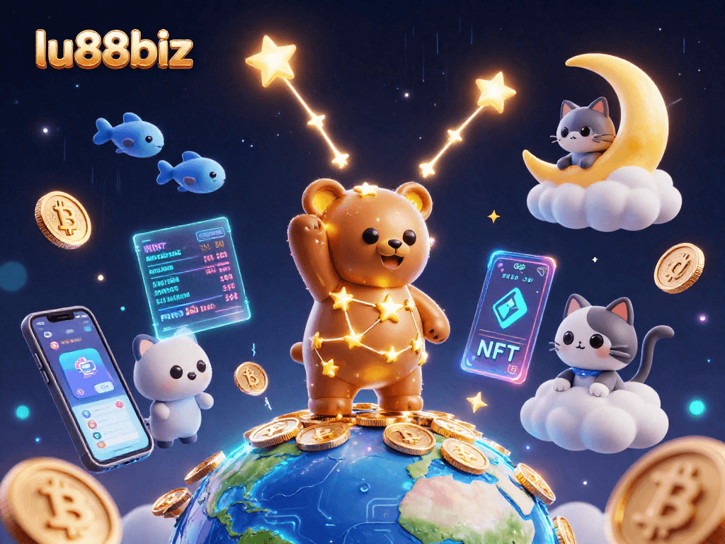 Experience exciting gaming opportunities at lu88biz with vibrant 3D casino elements and enchanting characters.