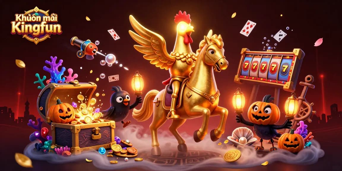 Engage with Khuyến mãi Kingfun and experience thrilling casino adventures in vibrant 3D style.