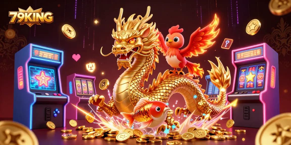 Experience exhilarating gaming action with 79KING as you embrace a vibrant casino atmosphere.