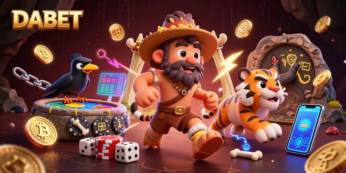 DABET players enjoy thrilling casino games with vibrant imagery and engaging elements.