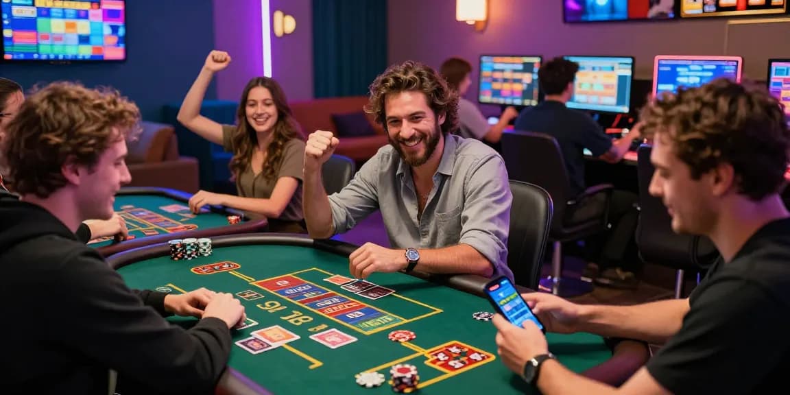 Players celebrating wins at BL555 online casino; đọc thêm for gaming strategies.