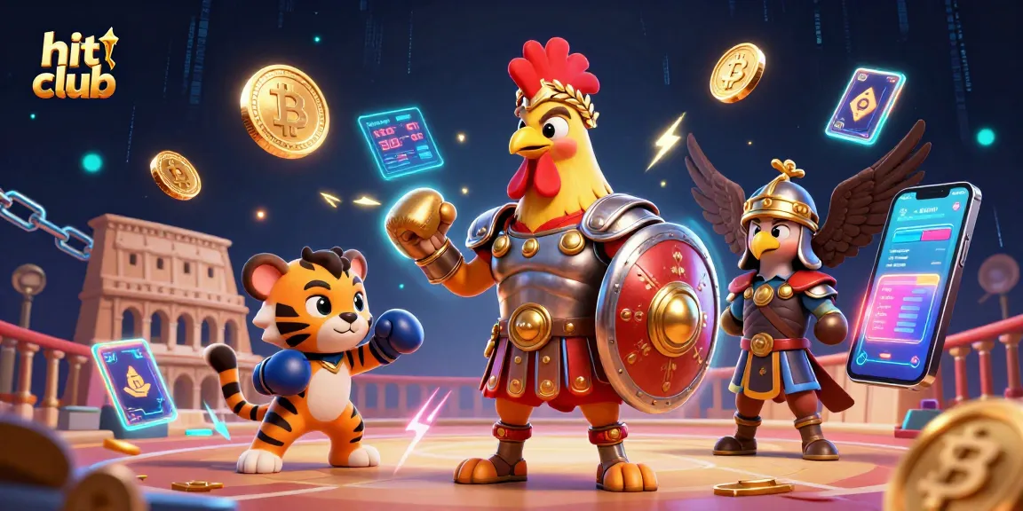 Experience thrilling gameplay at hit club with vibrant characters in a dynamic 3D illustration.