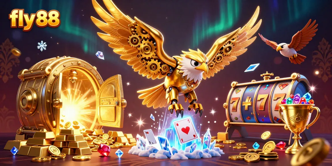 Engage with fly 88's thrilling casino experience featuring dynamic 3D illustrations of winning opportunities.