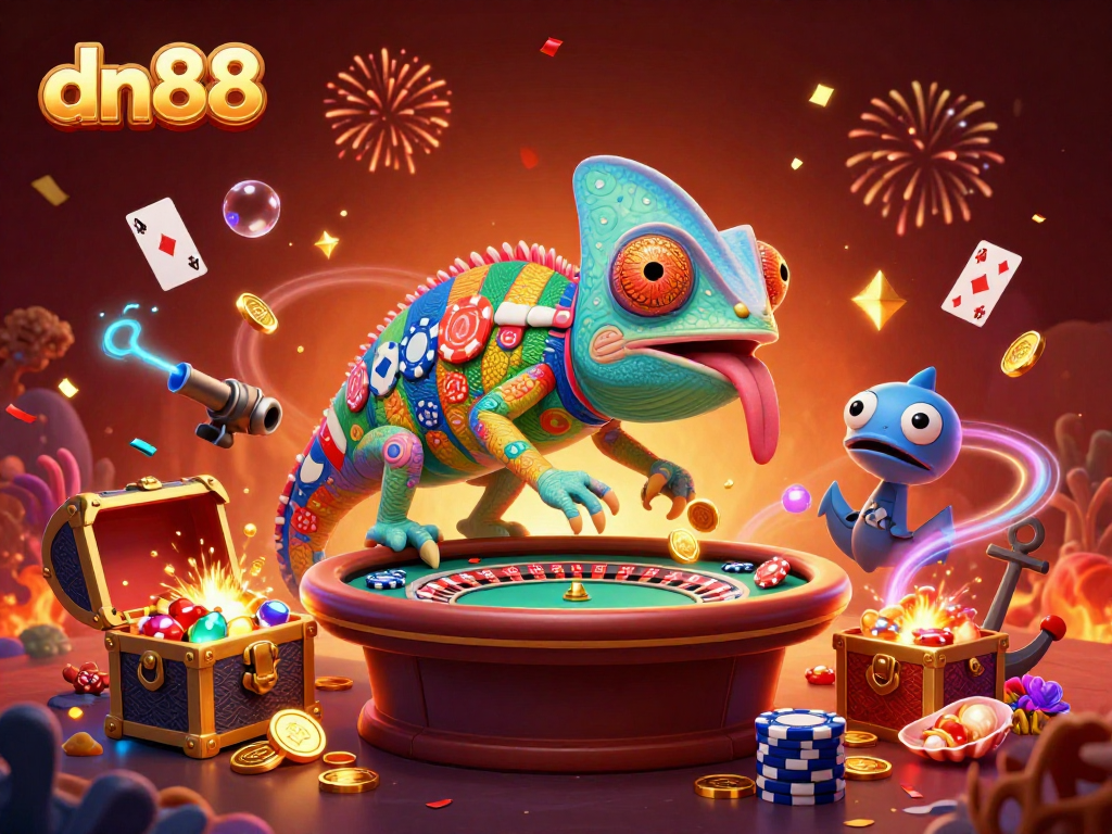 Play at dn88 and discover a vibrant 3D casino world filled with excitement and winnings