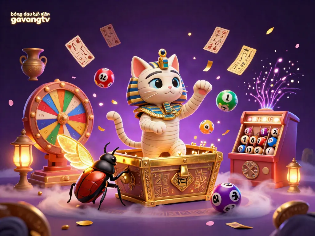 Experience bóng đá trực tuyến gavangtv with a captivating 3D casino illustration showcasing dynamic gaming elements.