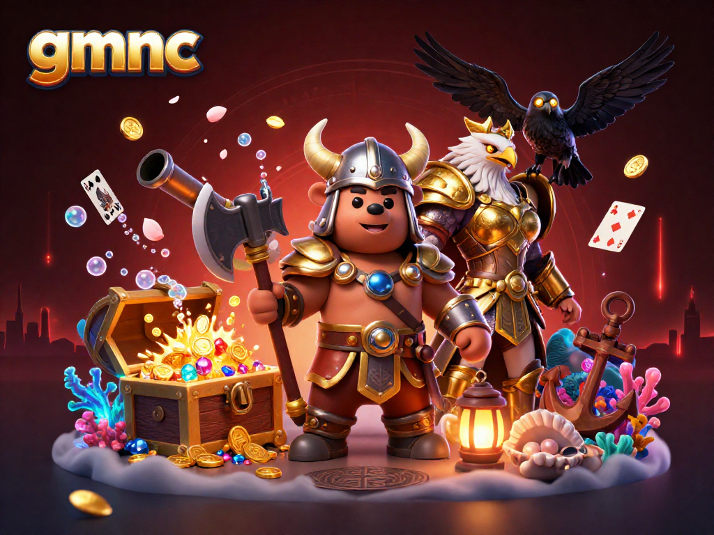 Experience winning potential with gmnc in a vibrant underwater casino adventure scene.
