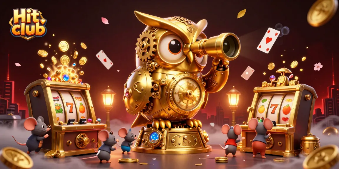 Experience the Hit club excitement with a vibrant 3D casino scene filled with rich details.