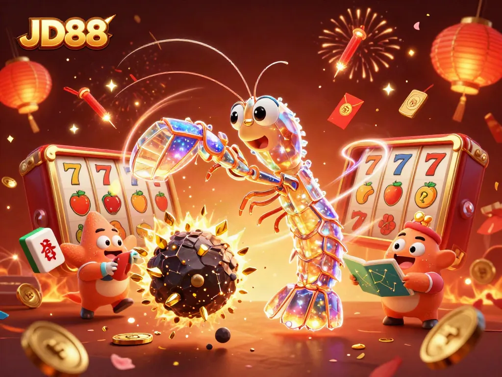 Engage with JD88's vibrant online gaming experience featuring a galactic samurai and stunning visual elements.