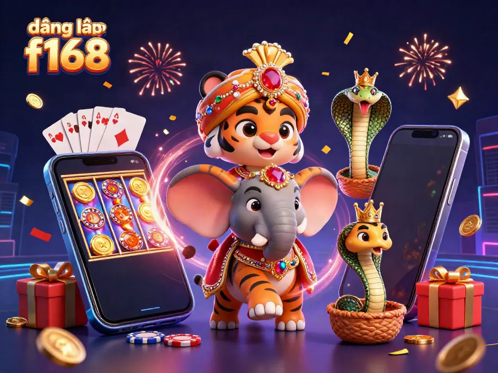 Engage in thrilling gameplay with đăng nhập f168, featuring vibrant slot games and festive atmosphere.
