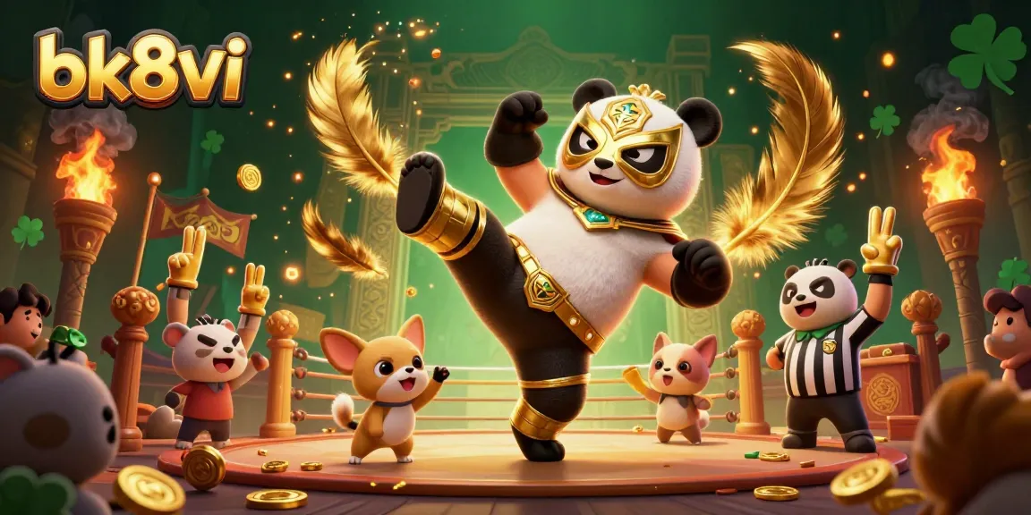 Engage in thrilling gameplay at bk8vi with vibrant casino elements and exciting animal characters.