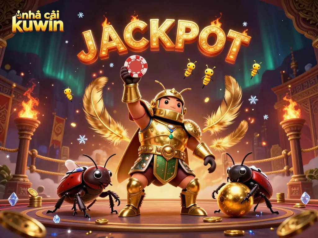 Catch big wins with nhà cái kuwin as 3D characters celebrate a stunning jackpot!