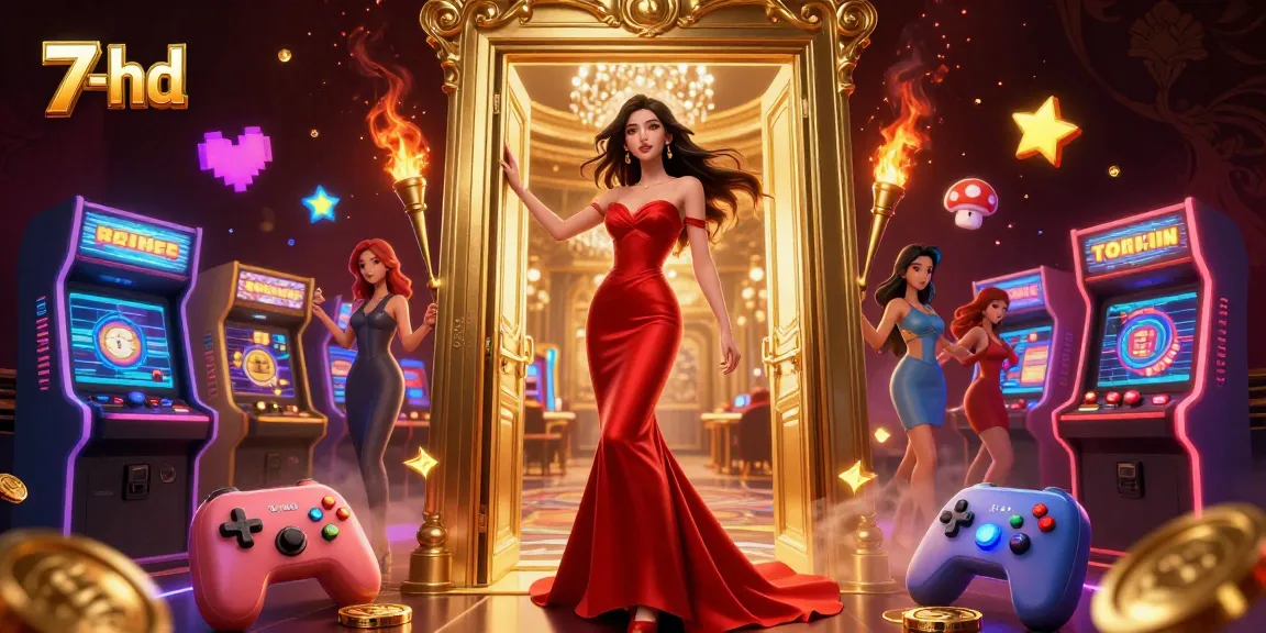 Experience the thrill of 7-hd with glamorous gaming scenes and vibrant casino visuals.
