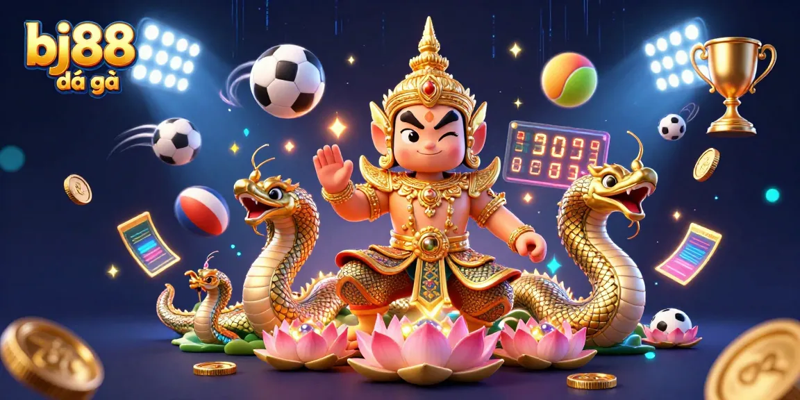 Experience the thrilling action of bj88 đá gà with captivating characters and dynamic sports elements.