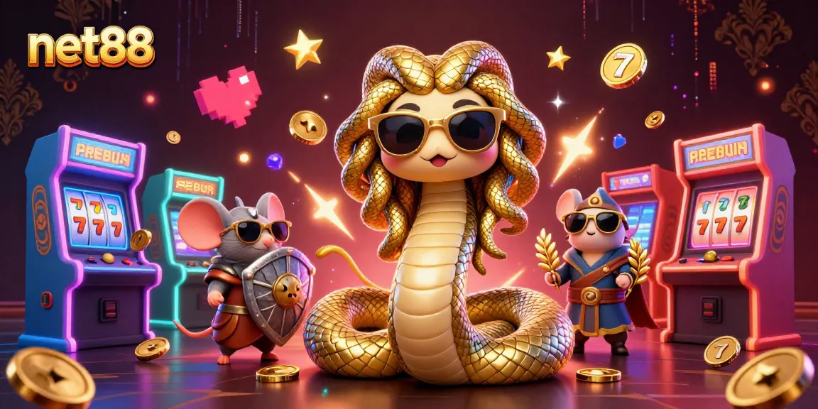 Experience the excitement of net88 casino gaming with dynamic characters and vibrant slot elements.