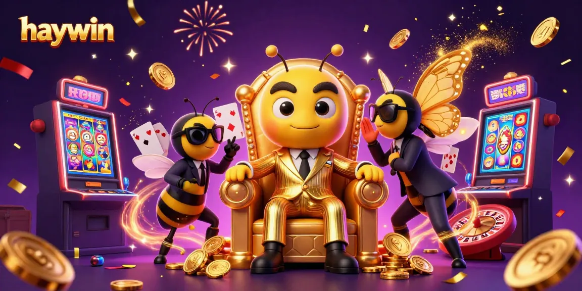 Experience thrilling gameplay with haywin's dynamic casino atmosphere, featuring exciting slot machines and charismatic characters.