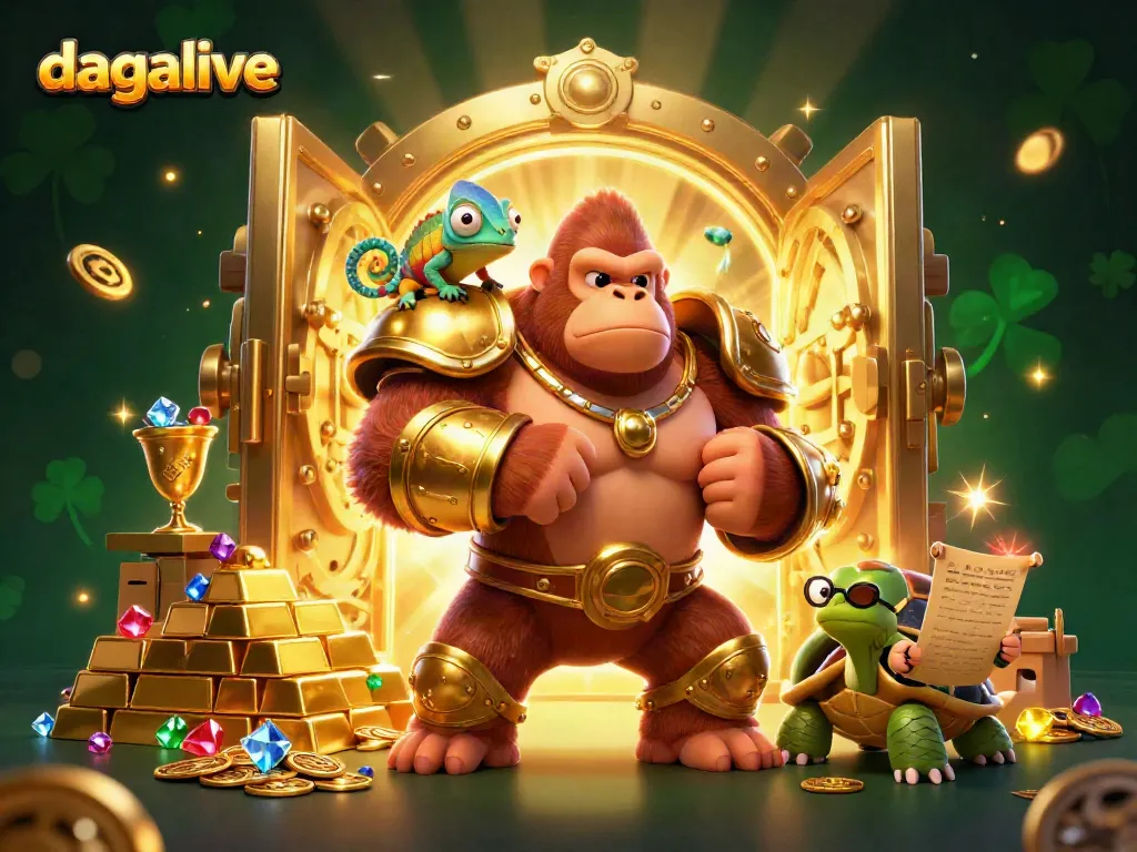 Engage in high-stakes action at Dagalive with vibrant characters and rich casino elements