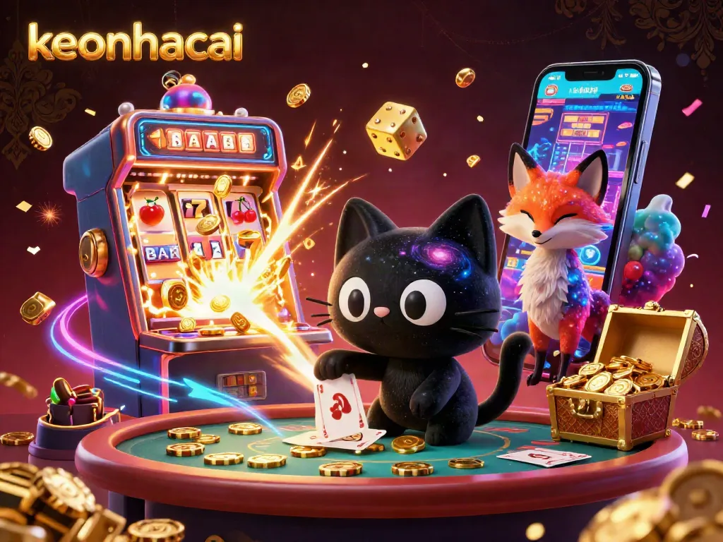 Engage in thrilling casino action at keonhacai with dynamic characters and jackpot explosions.