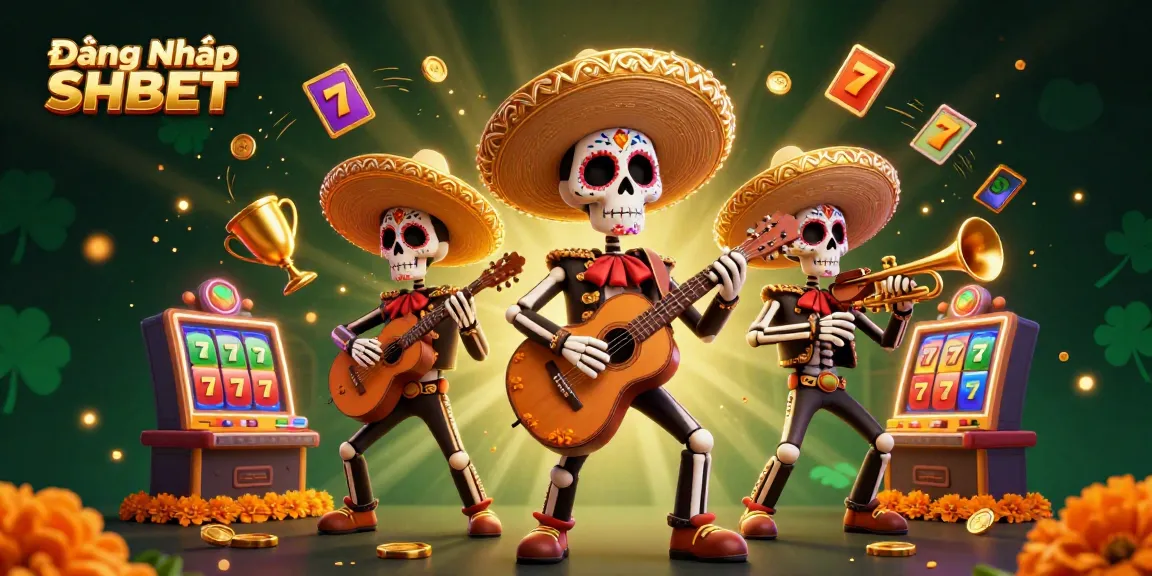 Play thrilling games and enjoy casino fun with Đăng Nhập SHBET showcasing vibrant 3D illustration.