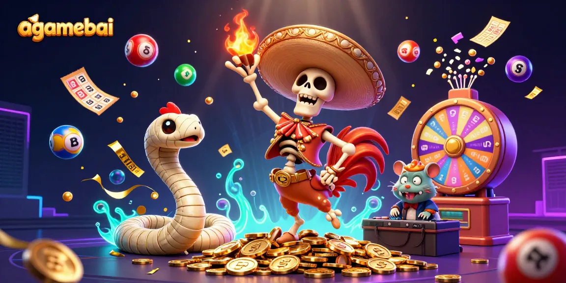 Engage with agamebai's thrilling gaming scene featuring vibrant characters and dynamic elements.