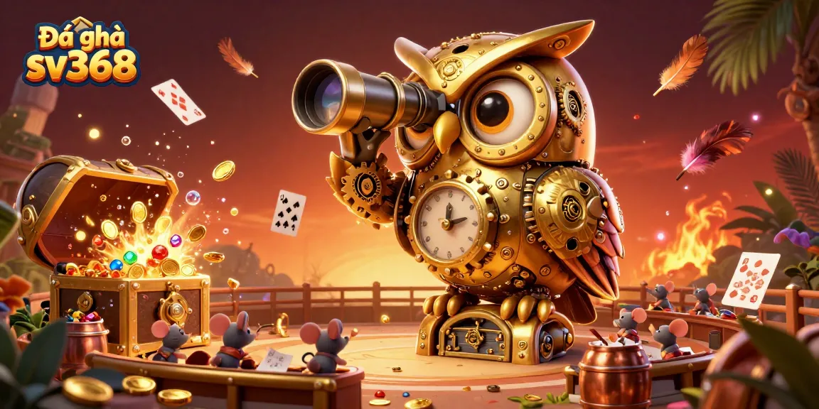 Engage in the thrilling action of Đá gà sv368 with our visually stunning gaming arena featuring vibrant characters and dynamic betting.