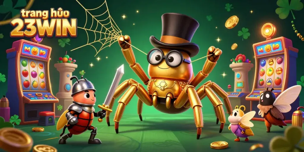 Experience the excitement of gaming at the trang chủ 23WIN online casino with captivating characters.