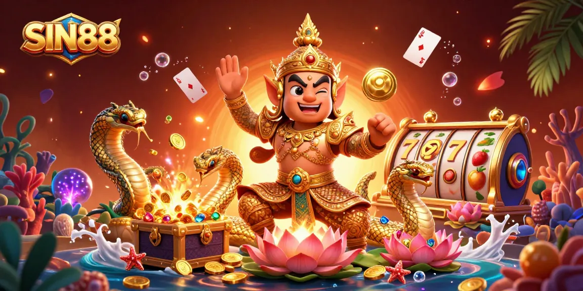 SIN88 offers exciting gameplay with vibrant slots surrounded by rich 3D elements for a captivating experience.