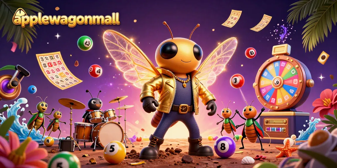 Engage with applewagonmall's exciting lottery scene filled with vibrant games and characters.
