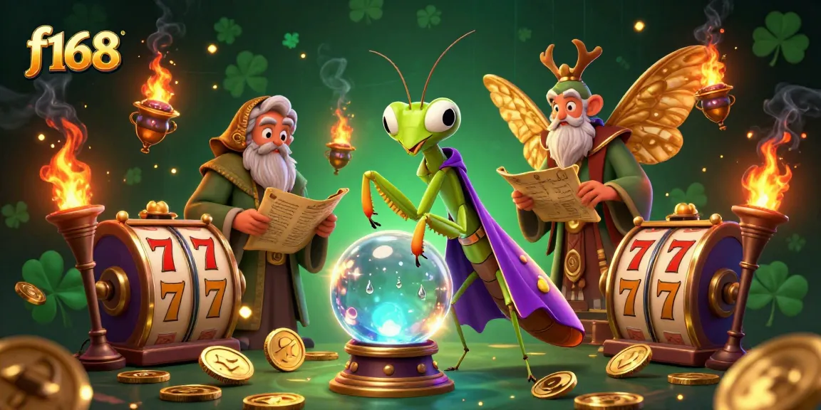 Experience the thrilling atmosphere of f168 with enchanting characters and engaging slot game elements.