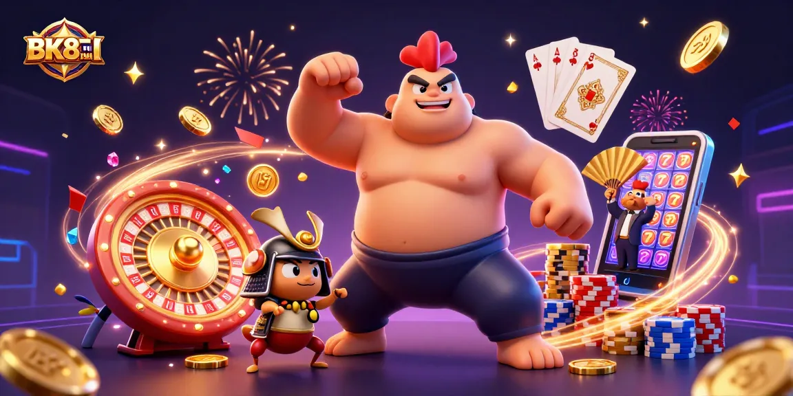 Experience thrilling gameplay with BK8THAI's high-stakes action, featuring unique characters amid casino treasures.