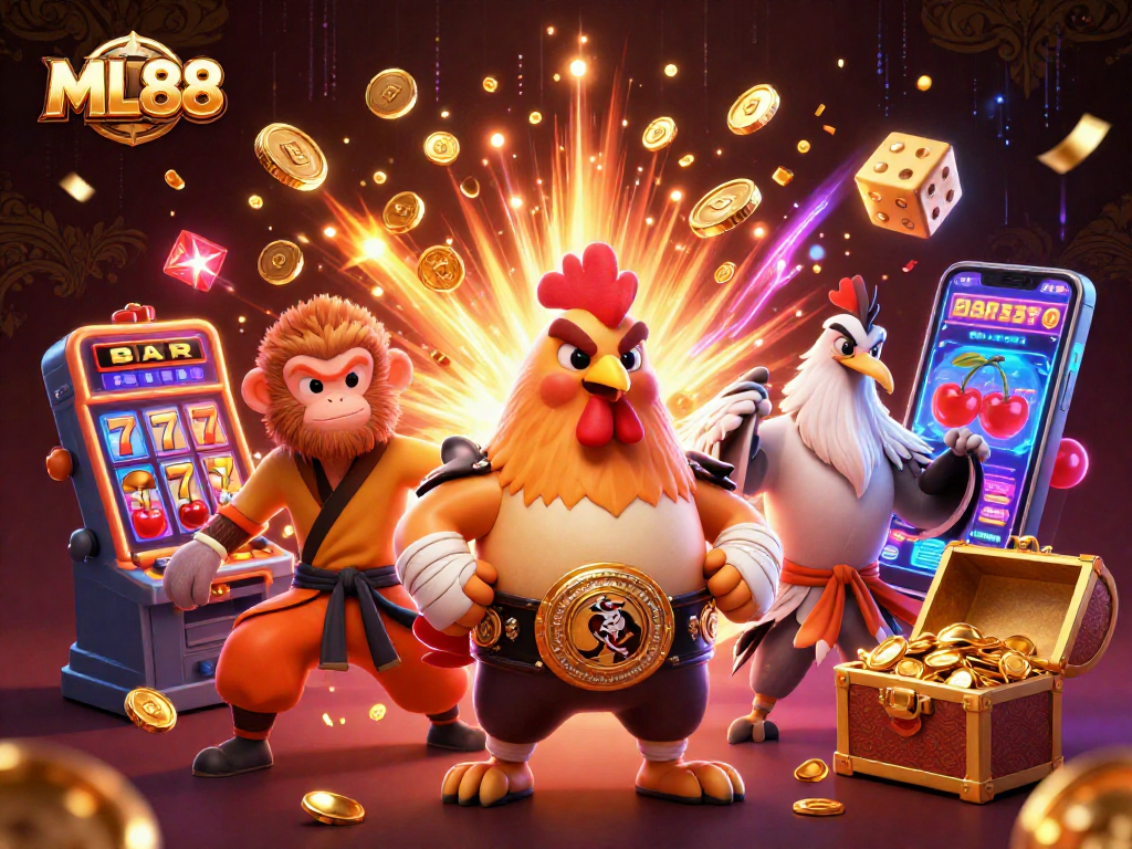 Bet on the exciting adventures with ML88, featuring unique characters and thrilling casino elements.