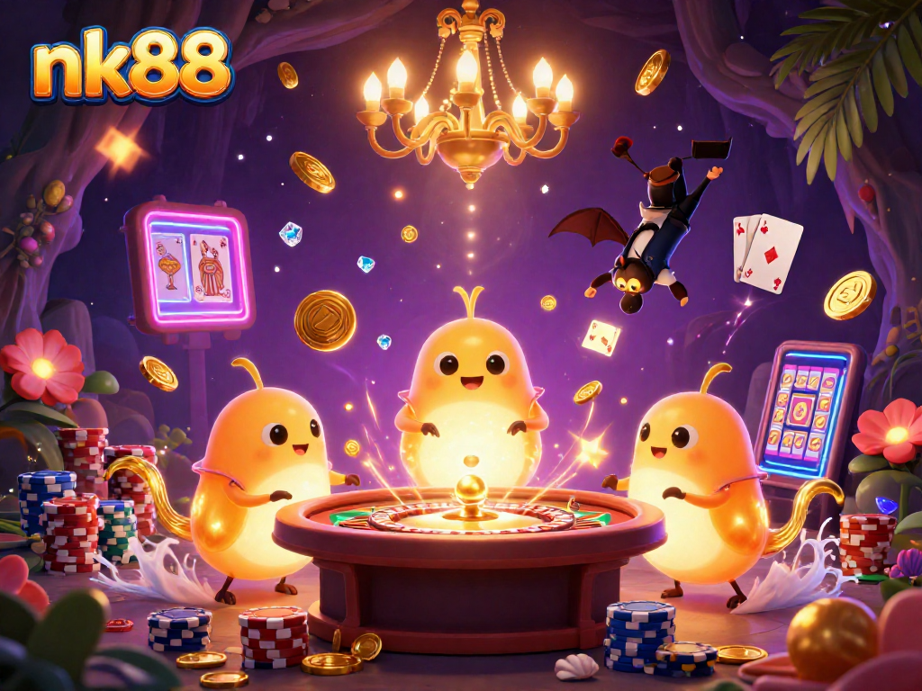 Experience thrilling gameplay at nk88 with vibrant casino scenes full of excitement.
