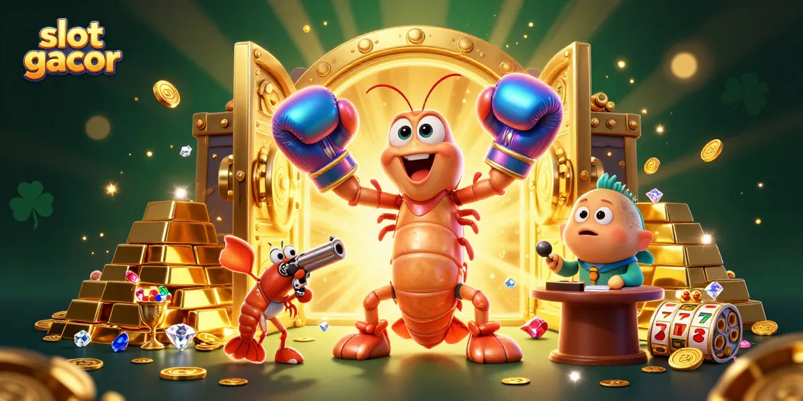 Spin the reels with slot gacor alongside dynamic animated characters in a vibrant casino scene.