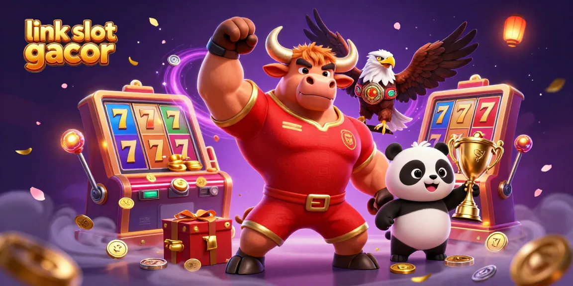 Saksikan keseruan di link slot gacor dengan karakter kartun dinamis dan elemen mesin slot memukau!