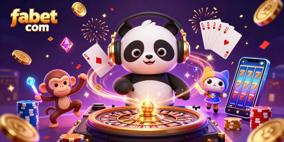 Experience thrilling moments at fabet com with vibrant 3D characters and exciting casino elements.