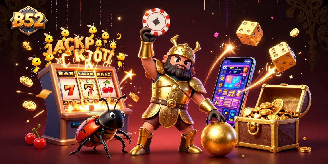 Join the excitement at B52, where winning is electrifying with golden jackpots and vibrant casino themes!