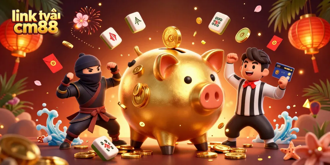Engage with high-stakes action at link vào cm88 while enjoying vibrant 3D casino elements and characters.