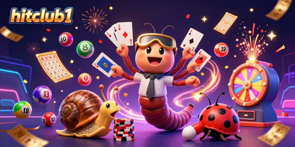Experience the exciting gameplay with hitclub1 and its colorful elements like lottery balls and vibrant prizes.