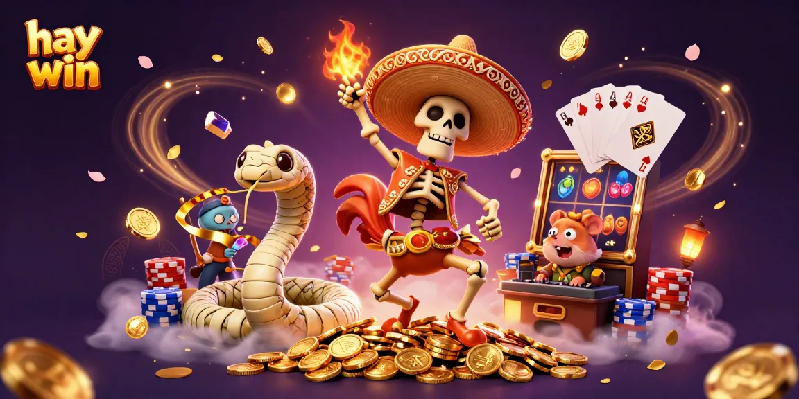 Experience the thrill of casino gaming with hay win's dynamic characters and golden treasures.