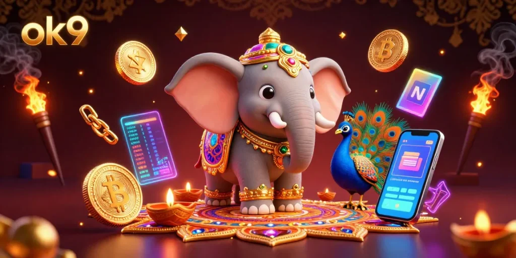 Experience thrilling gameplay with ok9's vibrant themes and cryptocurrencies in action.